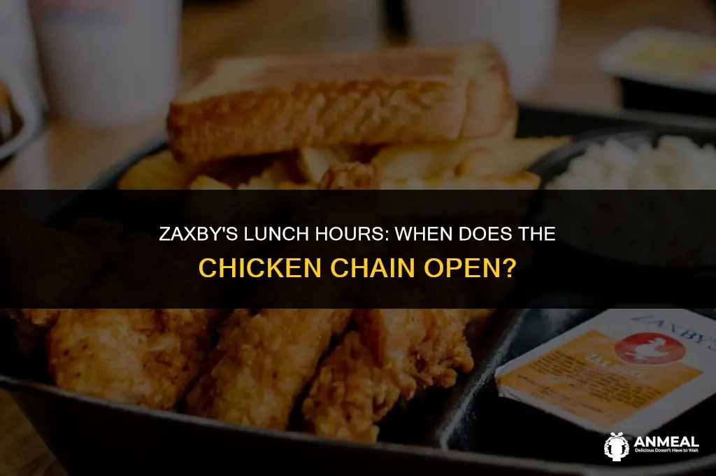 when does zaxby