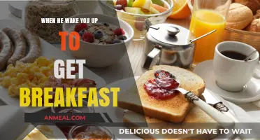 Early Morning Wake-Up Call: Breakfast Adventures with Him