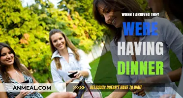 Unexpected Arrival: Joining Their Dinner in Progress – A Warm Welcome