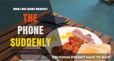 Breakfast Interrupted: The Moment My Phone Suddenly Changed Everything