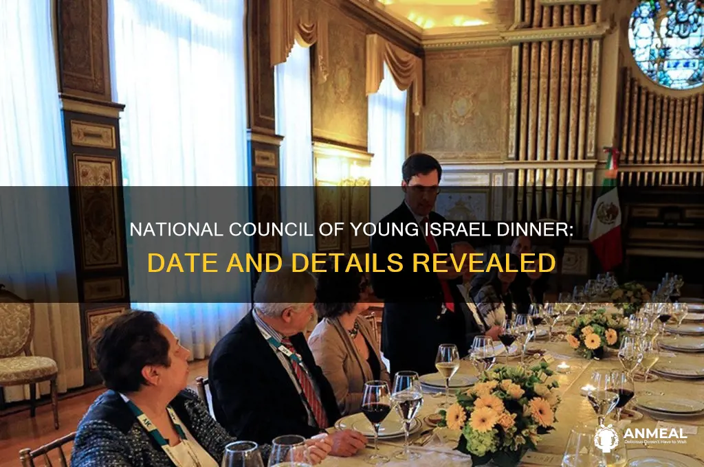 when id the national council of young israel dinner