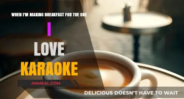 Cooking Up Love: Karaoke Breakfast Moments with My Special Someone