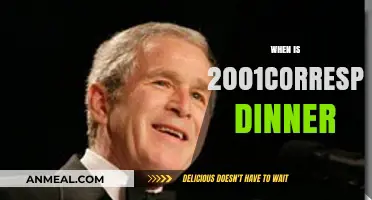 2001 White House Correspondents' Dinner: Date and Highlights Revisited
