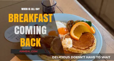 When Will All-Day Breakfast Return? Fans Eagerly Await Revival