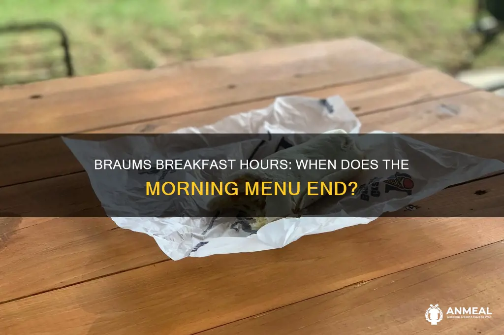 when is braums breakfast over