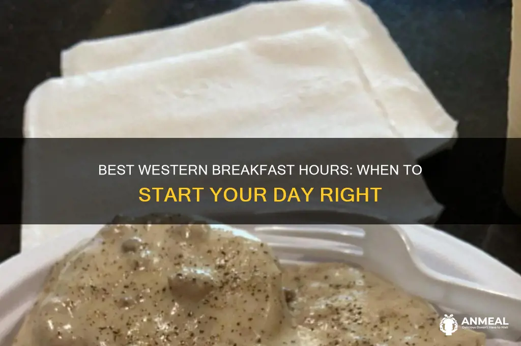 when is breakfast at best western