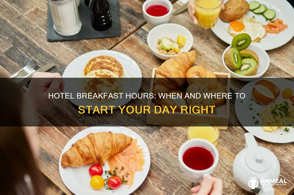 when is breakfast at my hotel