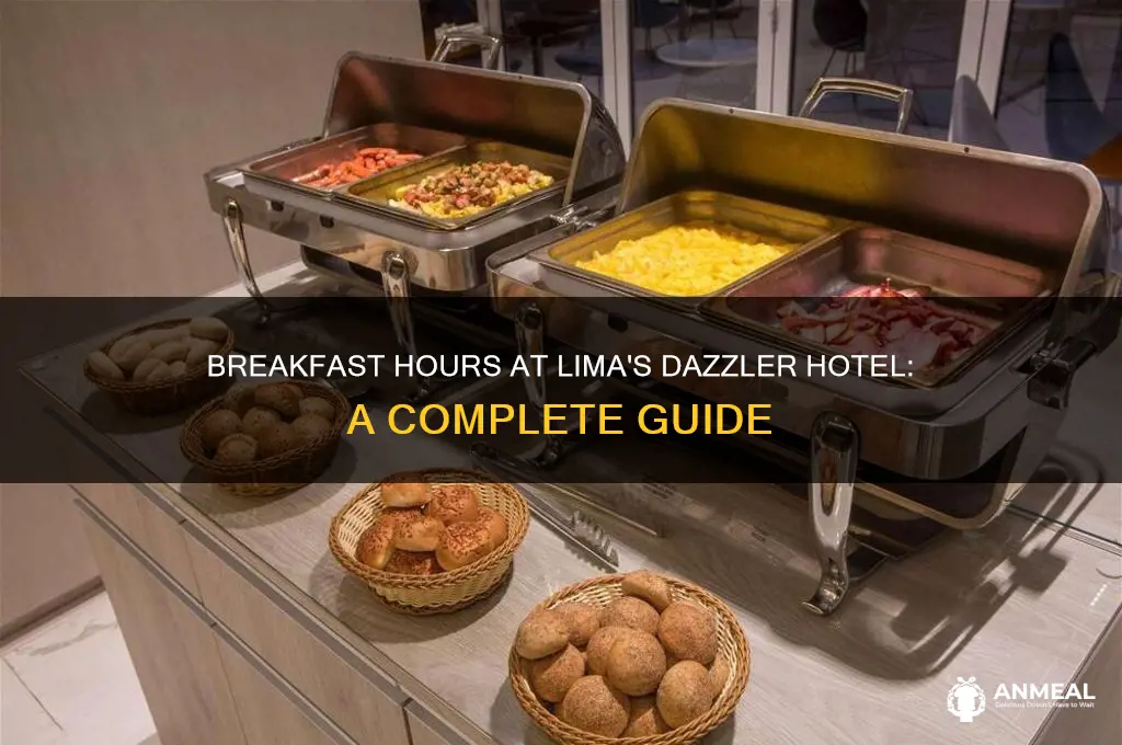 when is breakfast at the dazzler in lima