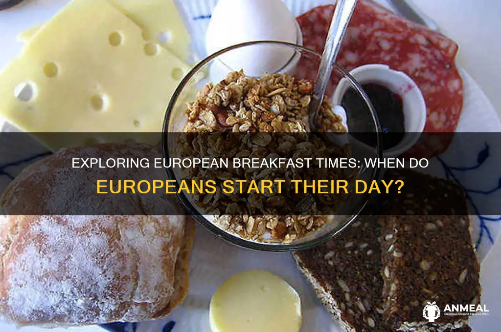 when is breakfast in europe