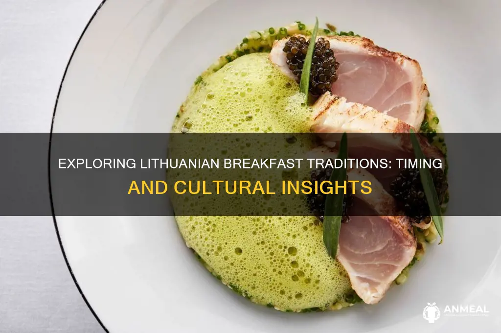 when is breakfast in lithuania