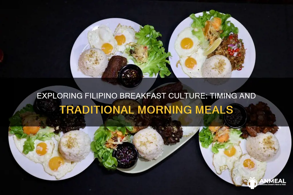 when is breakfast in the philippines