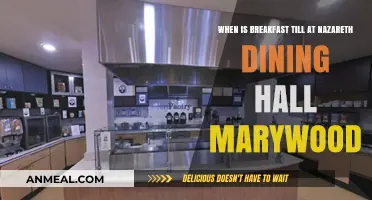 Breakfast Hours at Nazareth Dining Hall, Marywood: When Does It End?