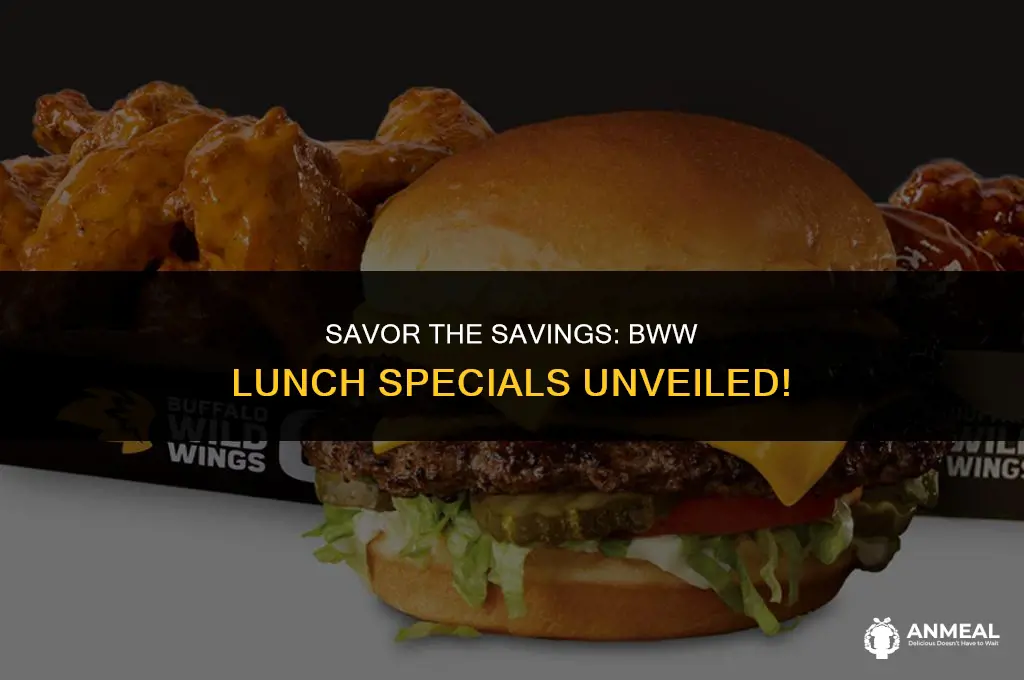 when is bww lunch special