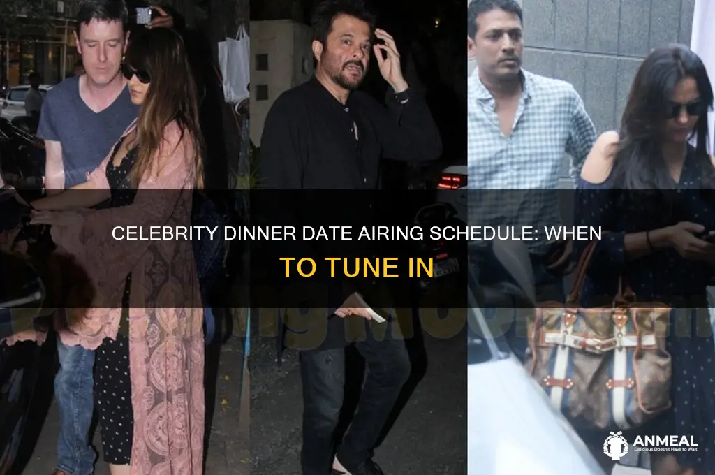 when is celebrity dinner date on