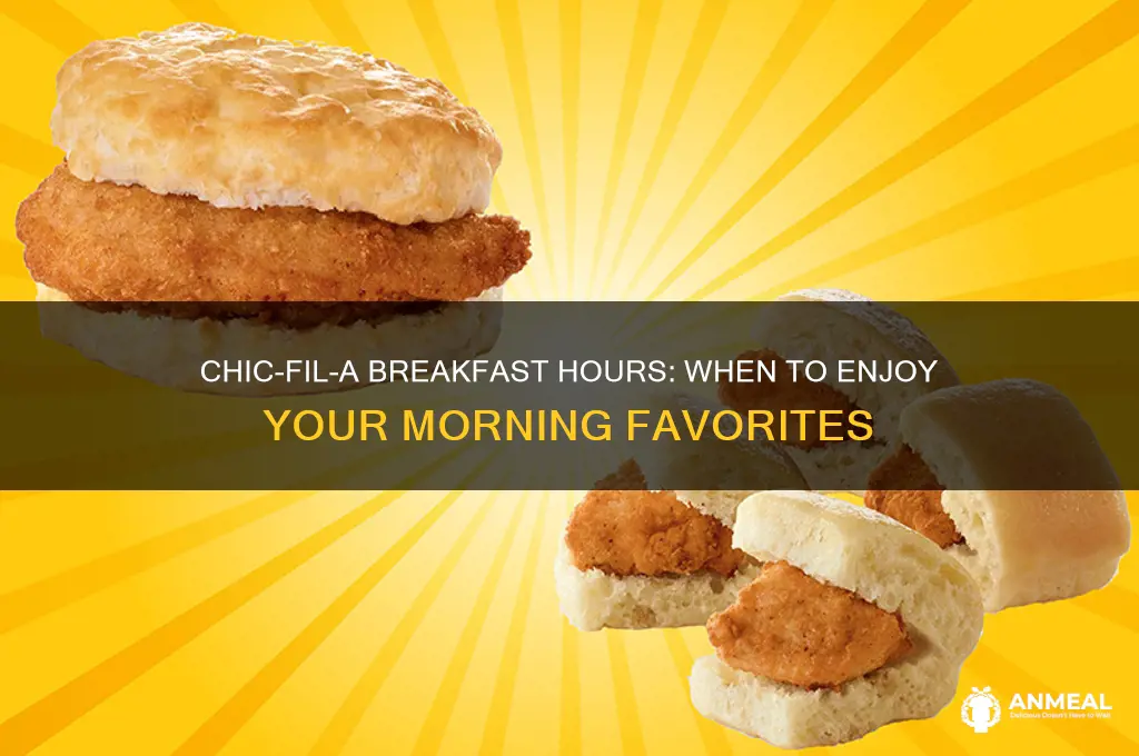 when is chic fil a breakfast