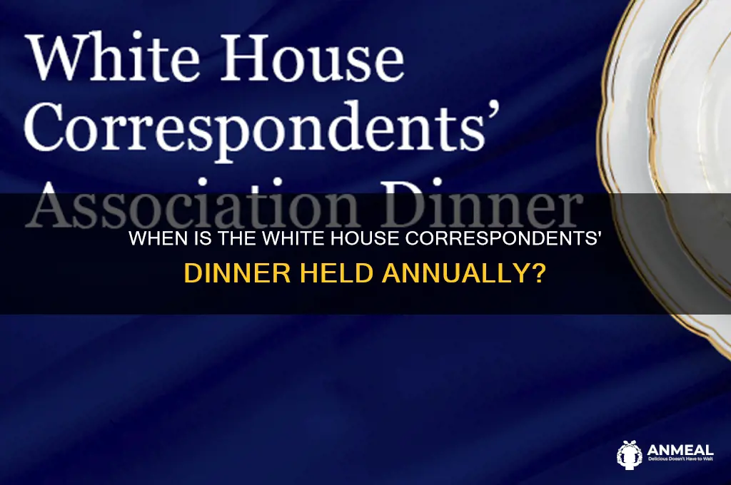 when is correspondant dinner