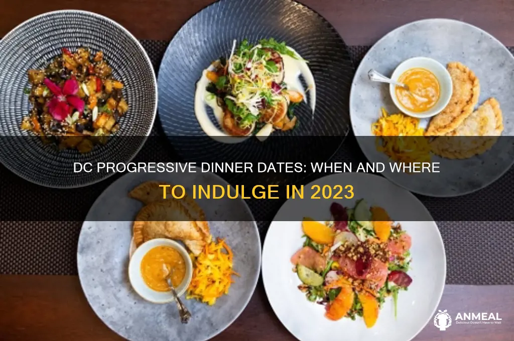 when is dc progressive dinner