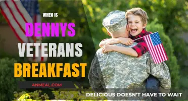 Denny's Veterans Day Breakfast: Honoring Heroes with Free Meals