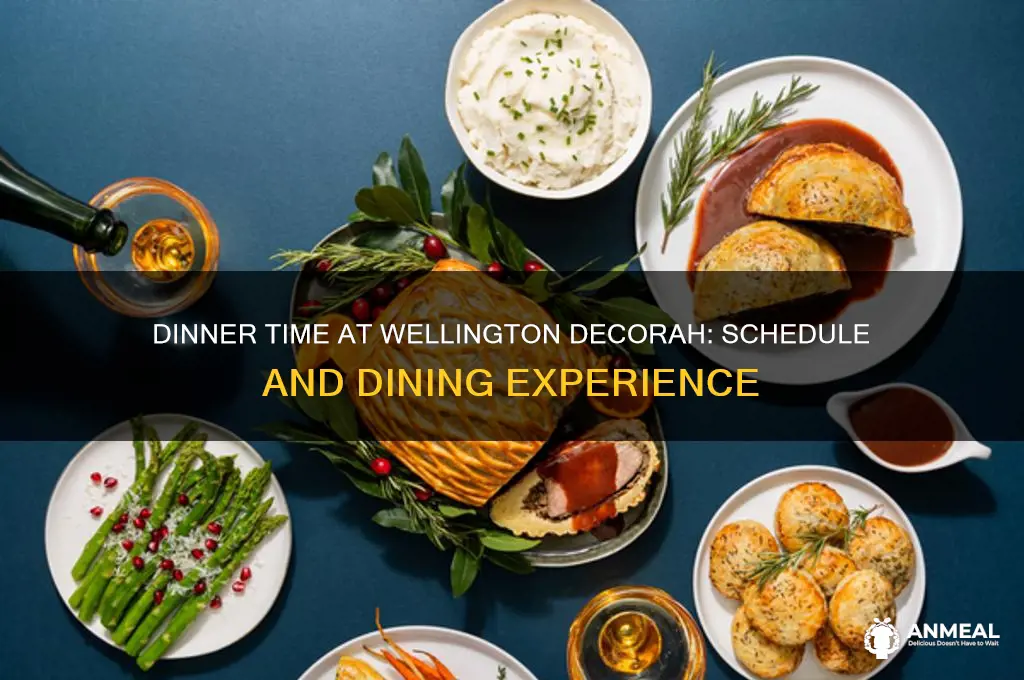 when is dinner at wellington decorah