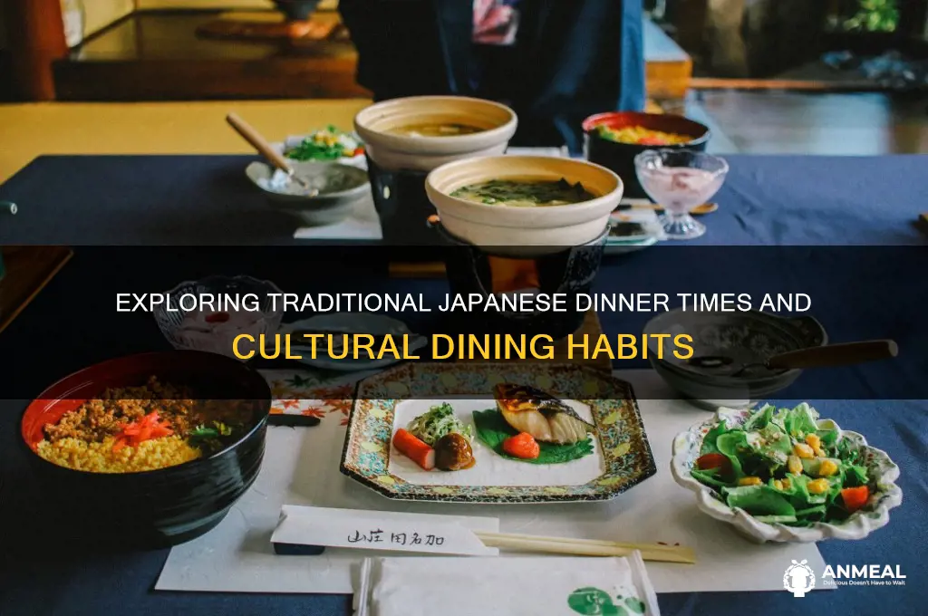when is dinner in japan