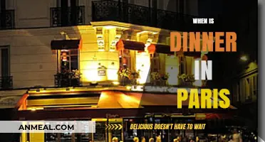 Dining in Paris: Understanding the Ideal Time for Dinner in the City