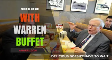 When Can You Share a Meal with Warren Buffett?