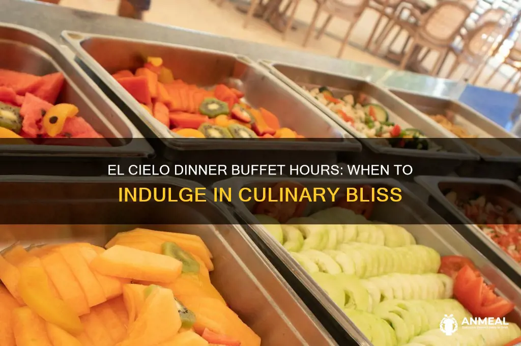 when is el cielo dinner buffet