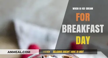 Indulge in Ice Cream for Breakfast Day