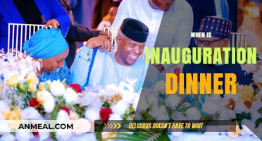 When is the Inauguration Dinner? A Guide to the Ceremony