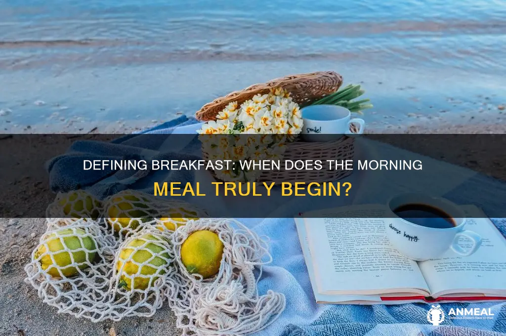 when is it considered breakfast