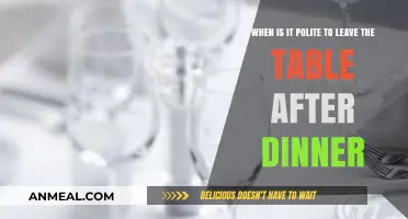 Polite Table Etiquette: When to Gracefully Exit After Dinner