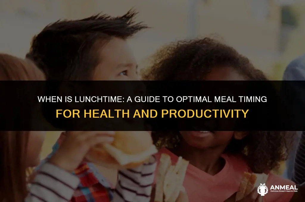 when is lunchtime