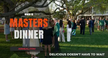 When is the Masters Dinner: A Guide to Augusta's Iconic Event