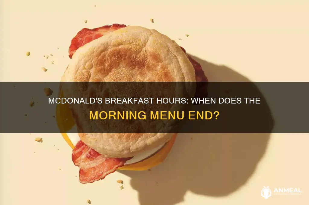 when is mc donalds breakfast over