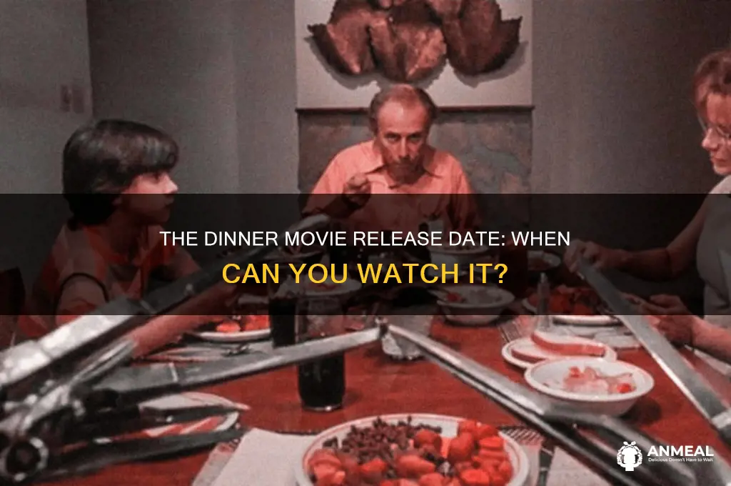 when is movie the dinner out
