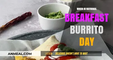 Celebrate National Breakfast Burrito Day: Date, History, and Recipes