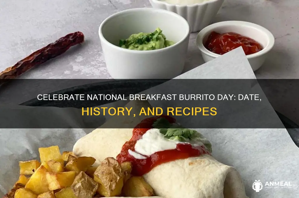 when is national breakfast burrito day