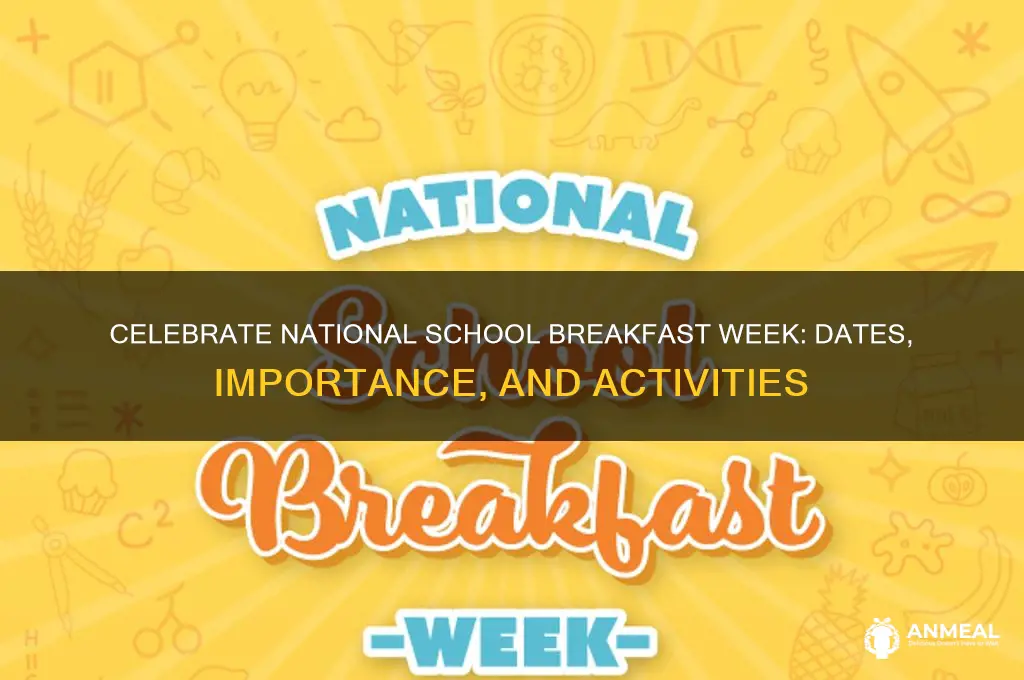 when is national school breakfast week