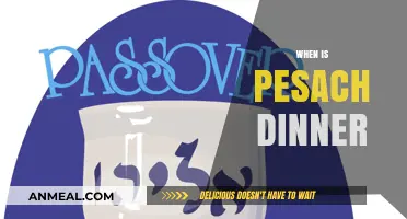 When is Pesach Dinner? A Guide to Passover Seder Timing