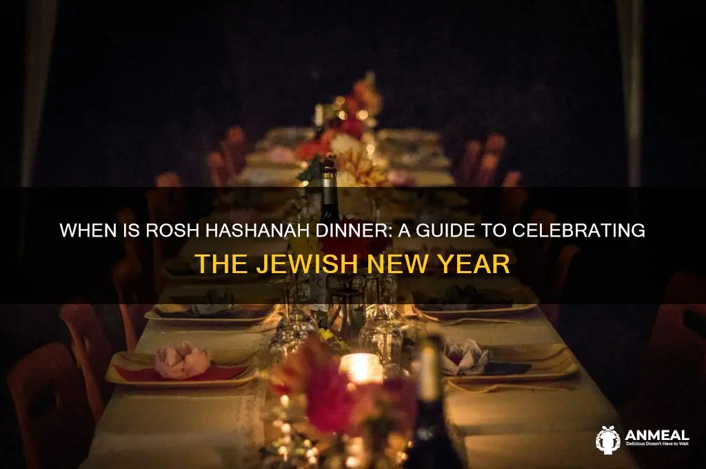 when is rosh hashanah dinner