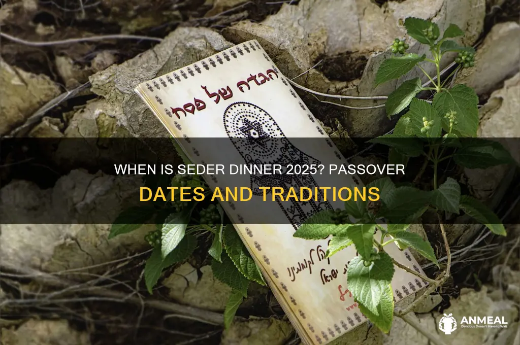 when is seder dinner 2025