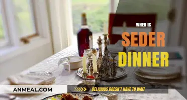 When is Seder Dinner? A Guide to Passover Timing