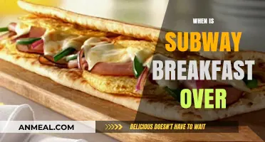 When Does Subway Stop Serving Breakfast? Hours and Menu Details
