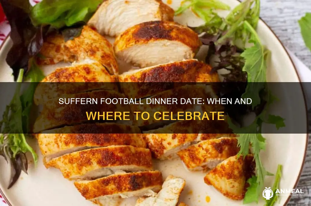 when is suffern football dinner