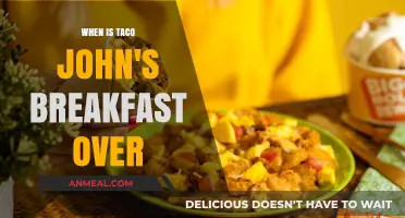 Taco John's Breakfast Hours: When Does the Morning Menu End?