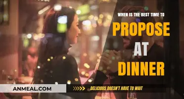 Perfect Timing: When to Propose During a Romantic Dinner