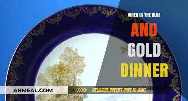 Blue and Gold Dinner: Unveiling the Perfect Timing for Celebration
