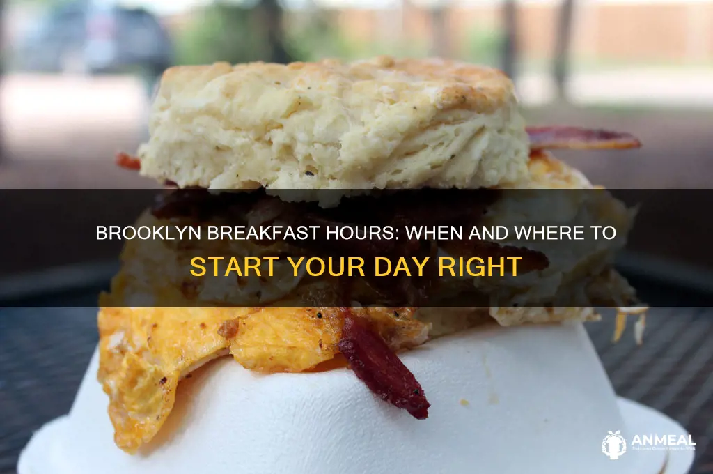 when is the breakfast in brooklyn