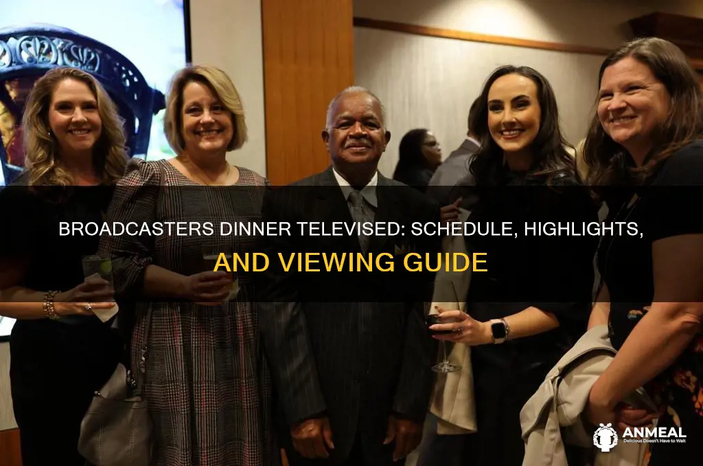 when is the broadcasters dinner televised