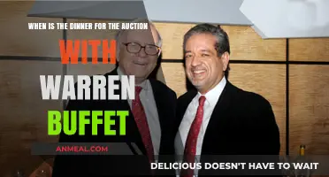 Warren Buffett Auction Dinner Date: When and Where to Attend